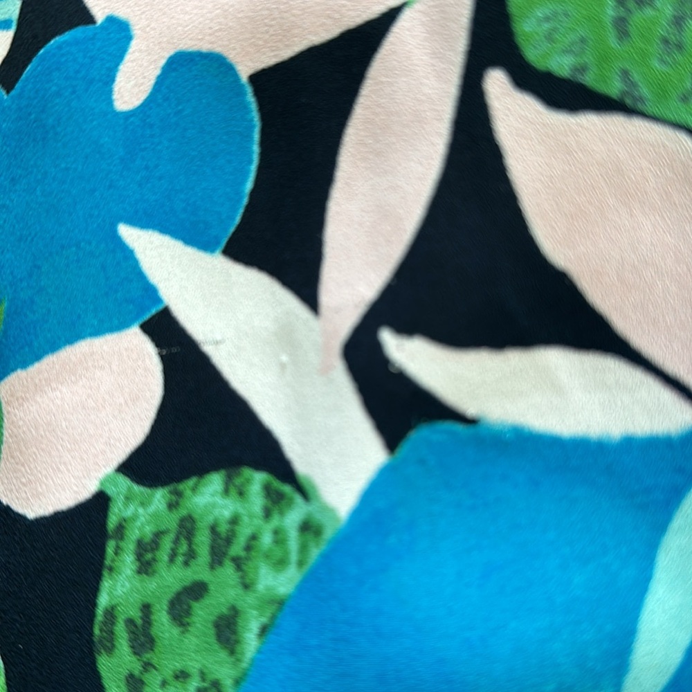 Loft Aqua, Green, Pink & Black Tank Top Blouse Size XS - Picture 4 of 6